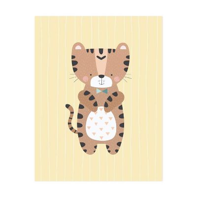 Tiger Nursery Wall Art 8.5x11in 1-Pack Image 1