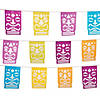 Tiki Cutout Plastic Pennant Banner Image 1
