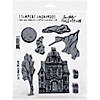 Tim Holtz Cling Stamps 7"X8.5"-Sketch Manor Image 1