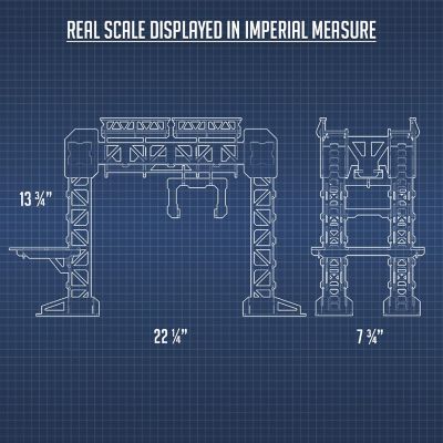 Tinkerturf Sci-Fi Terrain: Maglev Depot V2 - Abandoned Theme Image 3