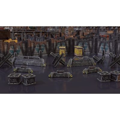 TinkerTurf Sci-Fi Terrain: Scatter Cover Add-On - Neutral Theme Image 2