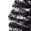 Tinsel Artificial Halloween Tree - 4' - Black - Unlit Image 2