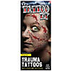 Tinsley Transfers Trauma Stapled Temporary Tattoo Image 1