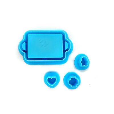 Tiny Baking Sheet and Cookies Clay Cutters Set, 4 pcs Image 1