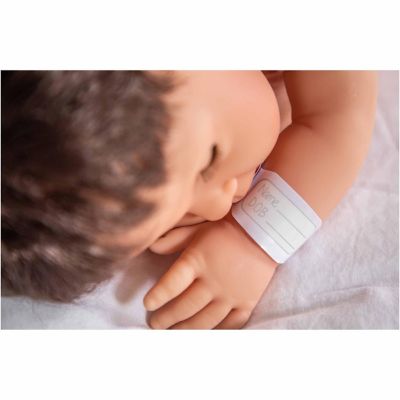 Tiny Treasures Brown Haired Baby (Cot Packaging) Image 1