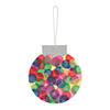 Tissue Paper Bright Dot Ornament Craft Kit- Makes 12 Image 1
