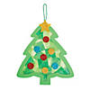 Tissue Paper Christmas Tree Craft Kit- Makes 12 Image 1