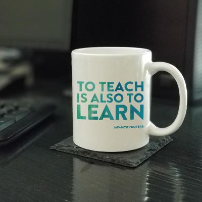 To Teach Is to Learn Ceramic Mug Image 1