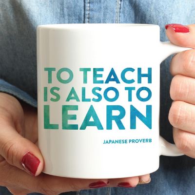 To Teach Is to Learn Ceramic Mug Image 1