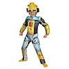 Toddler Boy&amp;#8217;s Muscle Chest Transformers&amp;#8482; Bumblebee Rescue Bot Costume - 3T-4T Image 1