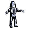 Toddler Boy's Black & White Skelebones Skeleton Costume Image 1