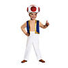 Toddler Deluxe Super Mario Bros.&#8482; Toad Costume - 3T-4T Image 1