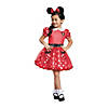 Toddler Girl&#8217;s Red Minnie Mouse Costume Dress Image 1