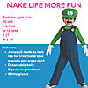 Toddler Super Mario Bros.&#8482; Classic Luigi Costume - Medium 3T-4T Image 2