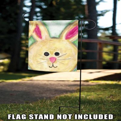 Toland Home Garden 12.5" x 18" Floppy Eared Bunny Garden Flag Image 2