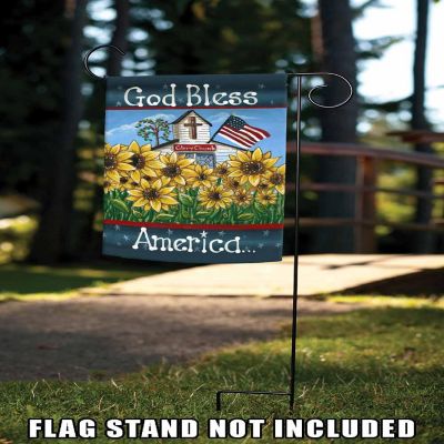 Toland Home Garden 12.5" x 18" Glory Church Double Sided Garden Flag Image 2