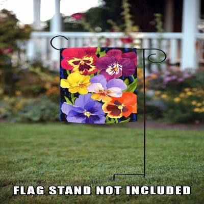 Toland Home Garden 12.5" x 18" Pansy Perfection Garden Flag Image 2