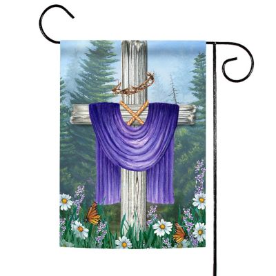 Toland Home Garden 12.5" x 18" Religious Wilderness Garden Flag Image 1
