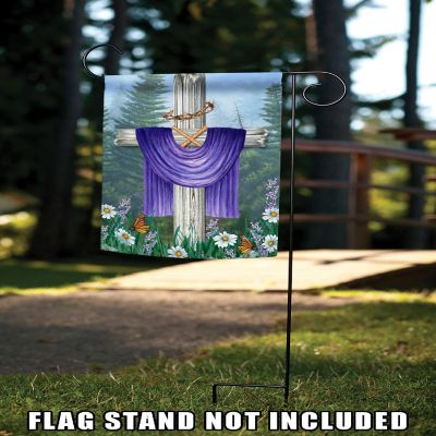 Toland Home Garden 12.5" x 18" Religious Wilderness Garden Flag Image 2