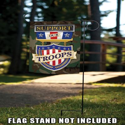Toland Home Garden 12.5" x 18" Support Our Troops Garden Flag Image 2