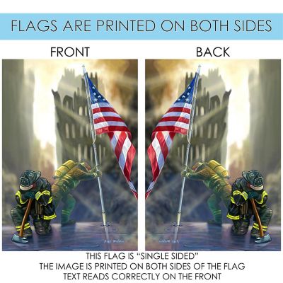 Toland Home Garden 28" x 40" American Heroes House Flag Image 3