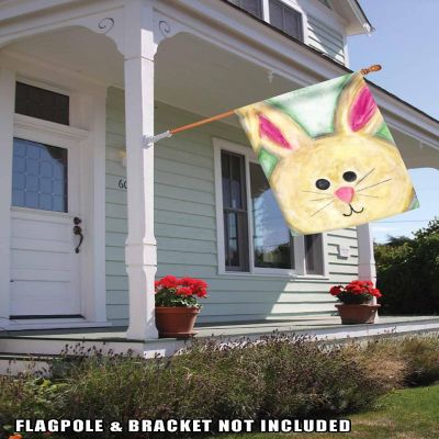 Toland Home Garden 28" x 40" Floppy Eared Bunny House Flag Image 2