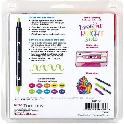 Tombow Dual Brush Pens 10/Pkg-Bright Image 2