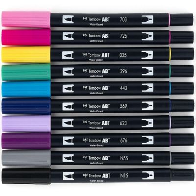 Tombow Dual Brush Pens 10/Pkg-Galaxy Image 1