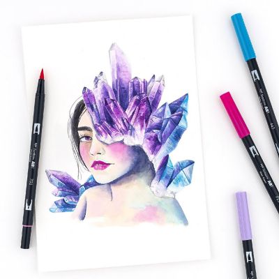 Tombow Dual Brush Pens 10/Pkg-Galaxy Image 3