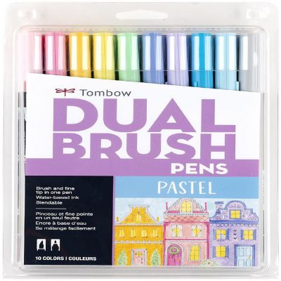 Tombow Dual Brush Pens 10/Pkg-Pastel Image 1