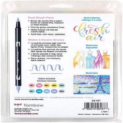 Tombow Dual Brush Pens 10/Pkg-Pastel Image 2