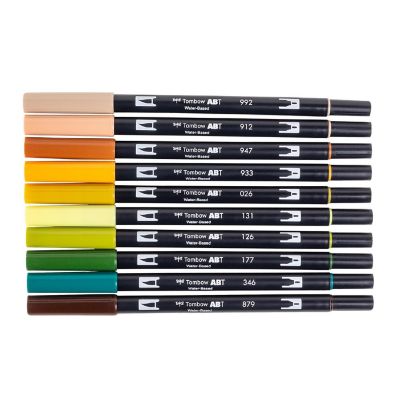 Tombow Dual Brush Pens 10/Pkg-Seventies Image 1