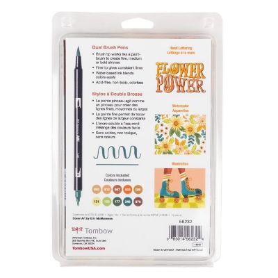Tombow Dual Brush Pens 10/Pkg-Seventies Image 2