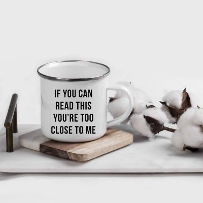 Too Close Back Up 11oz Campfire Mug Image 1
