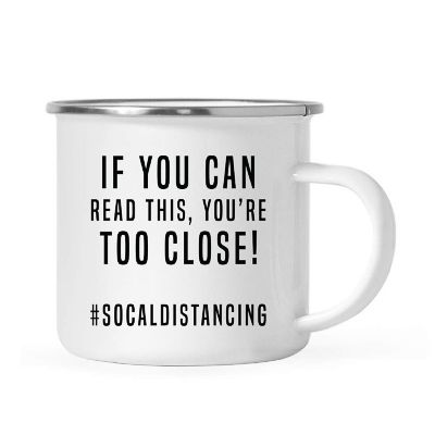 Too Close Social Distance 11oz Mug Image 1