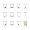 Tooth 3" Cookie Cutters Image 1