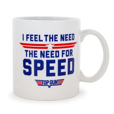 Top Gun "The Need For Speed" Ceramic Mug  Holds 20 Ounces Image 1
