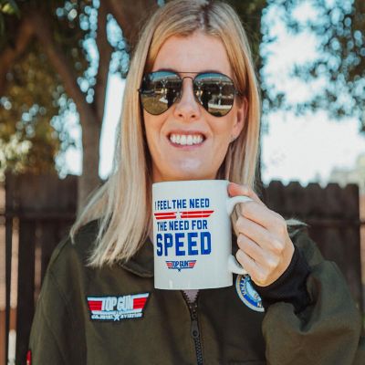 Top Gun "The Need For Speed" Ceramic Mug  Holds 20 Ounces Image 3