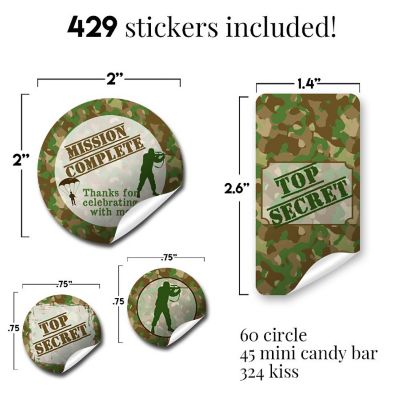 Top Secret Army Sticker Bundle 429pc. by AmandaCreation Image 1