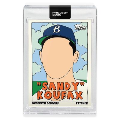 Topps PROJECT 2020 Card 76 - 1955 Sandy Koufax by Fucci Image 1