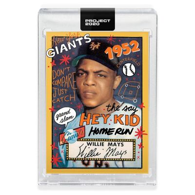 Topps PROJECT 2020 Card 80 - 1952 Willie Mays by Sophia Chang Image 1