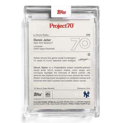 Topps Project70 Card 540  2009 Derek Jeter by Chuck Styles Image 1