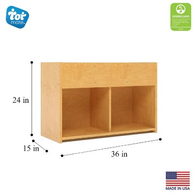 Tot Mate Book/Toy Storage, Ready-To-Assemble (Maple) Image 2