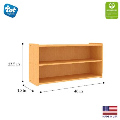 Tot Mate Toddler Shelf Storage, Assembled (Maple) Image 3