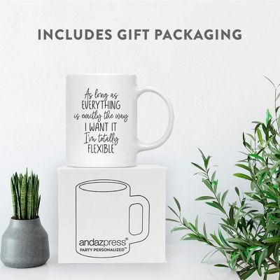 Totally Flexible Mom Quote Ceramic Mug Image 2