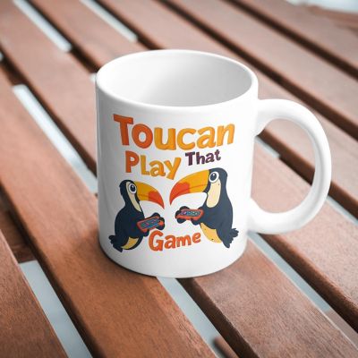 Toucan Play That Game Mug by Dancing Littles Jungle Image 2