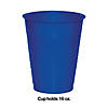 Touch Of Color Cobalt Blue 16 Oz Plastic Cups 60 Count Image 1