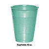 Touch Of Color Fresh Mint Green 16 Oz Plastic Cups - 60 Pc. Image 1