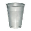 Touch Of Color Shimmering Silver 16 Oz Plastic Cups - 60 Pc. Image 1