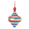 Toy Drum And Top Spinner Ornament  (Set Of 12) 2.25"H, 3.75"H Resin Image 3